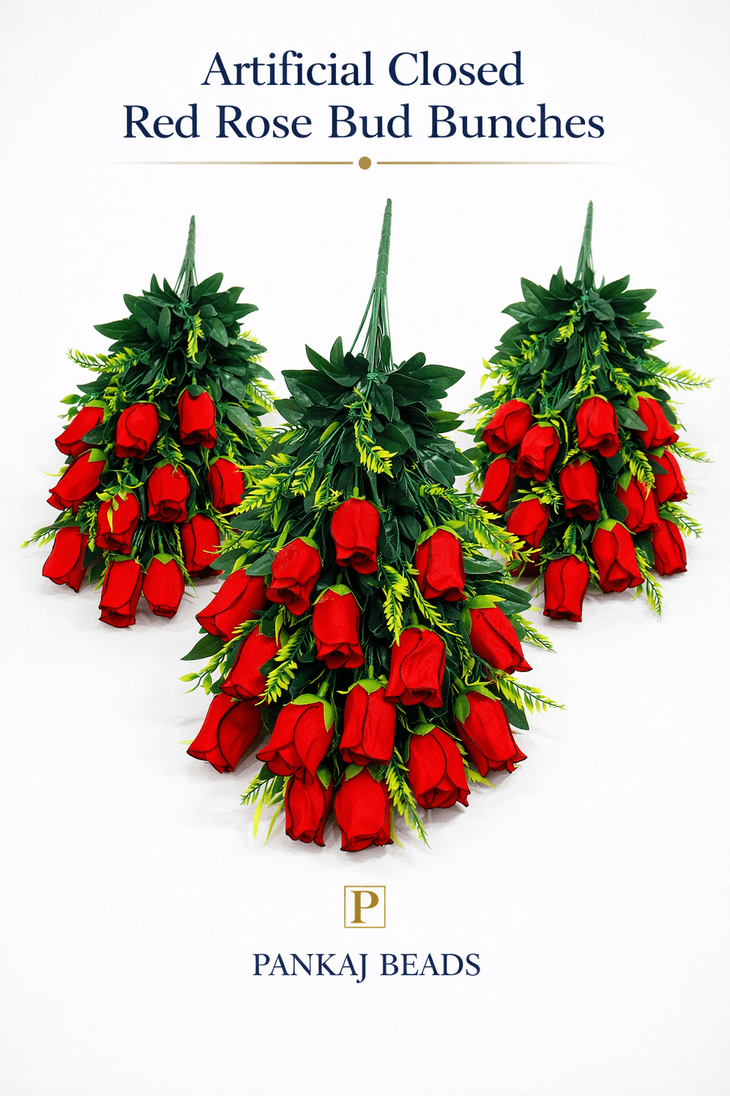 Closed Red Rose Bunch