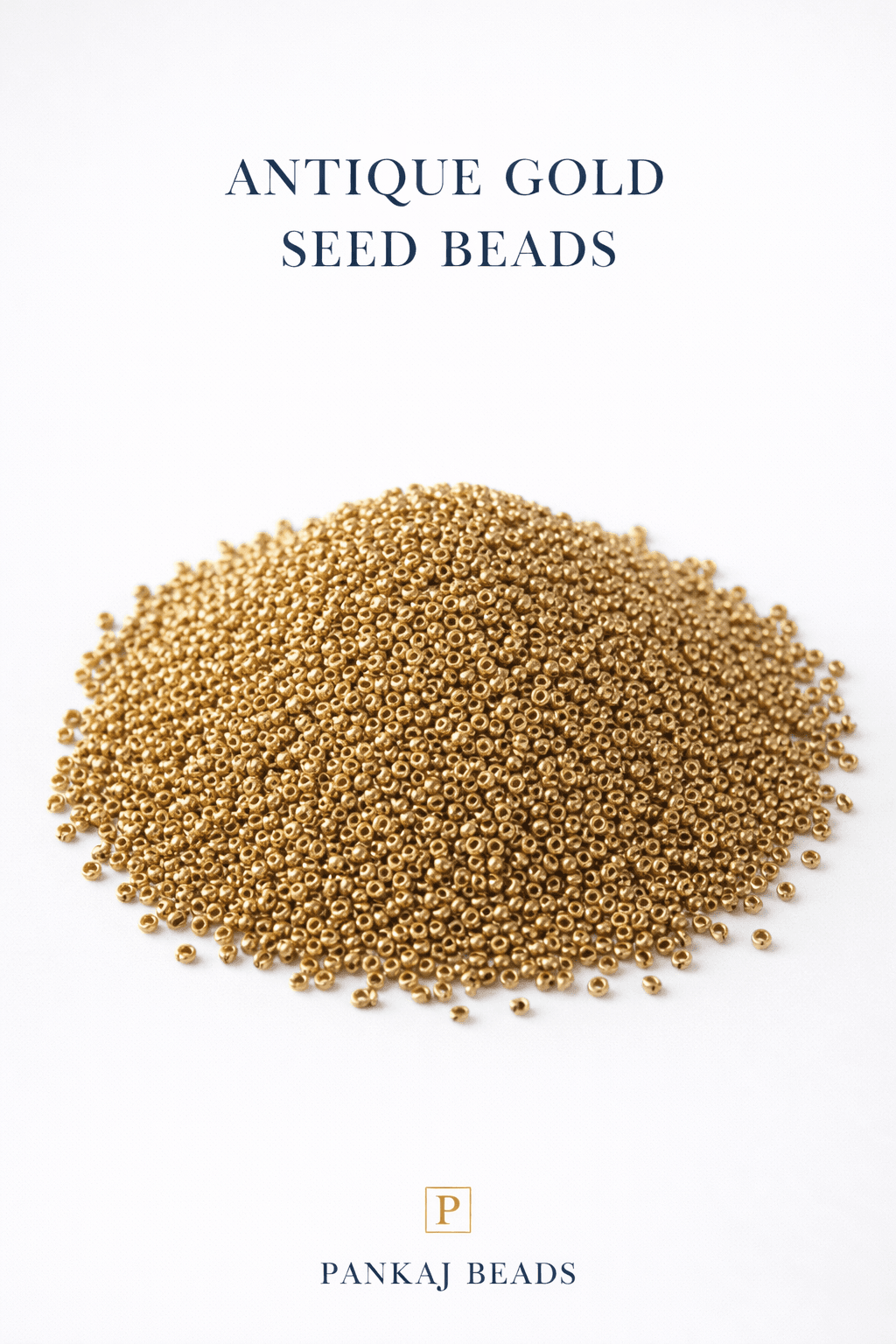 Seed Beads Golden Colour