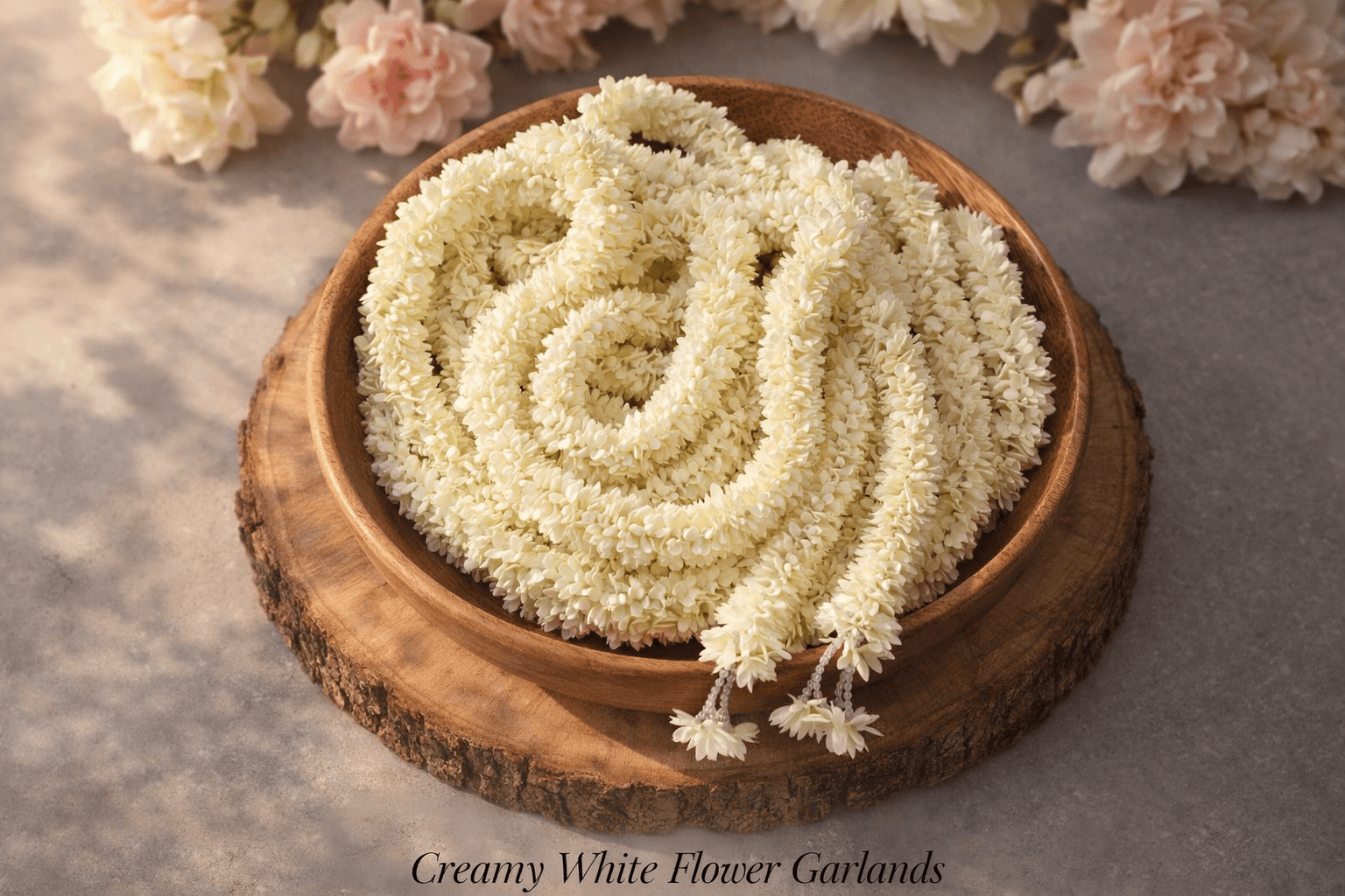 W Cutting Mala Shades Of White