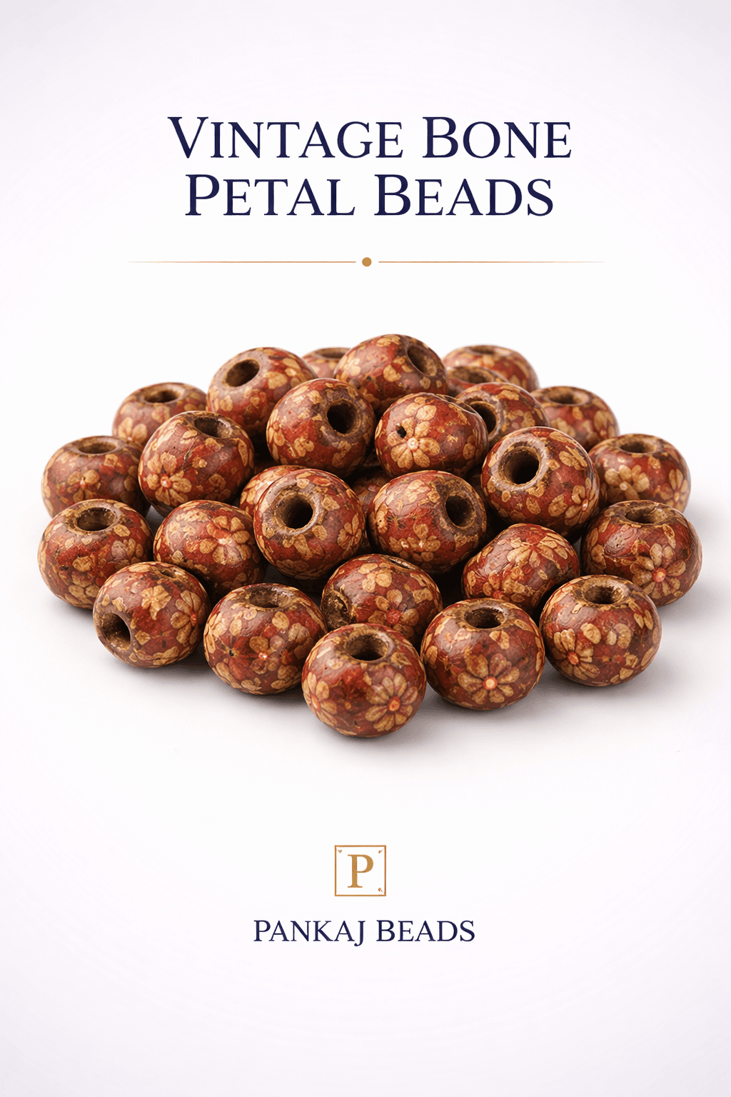 16x17mm Round Wooden Beads