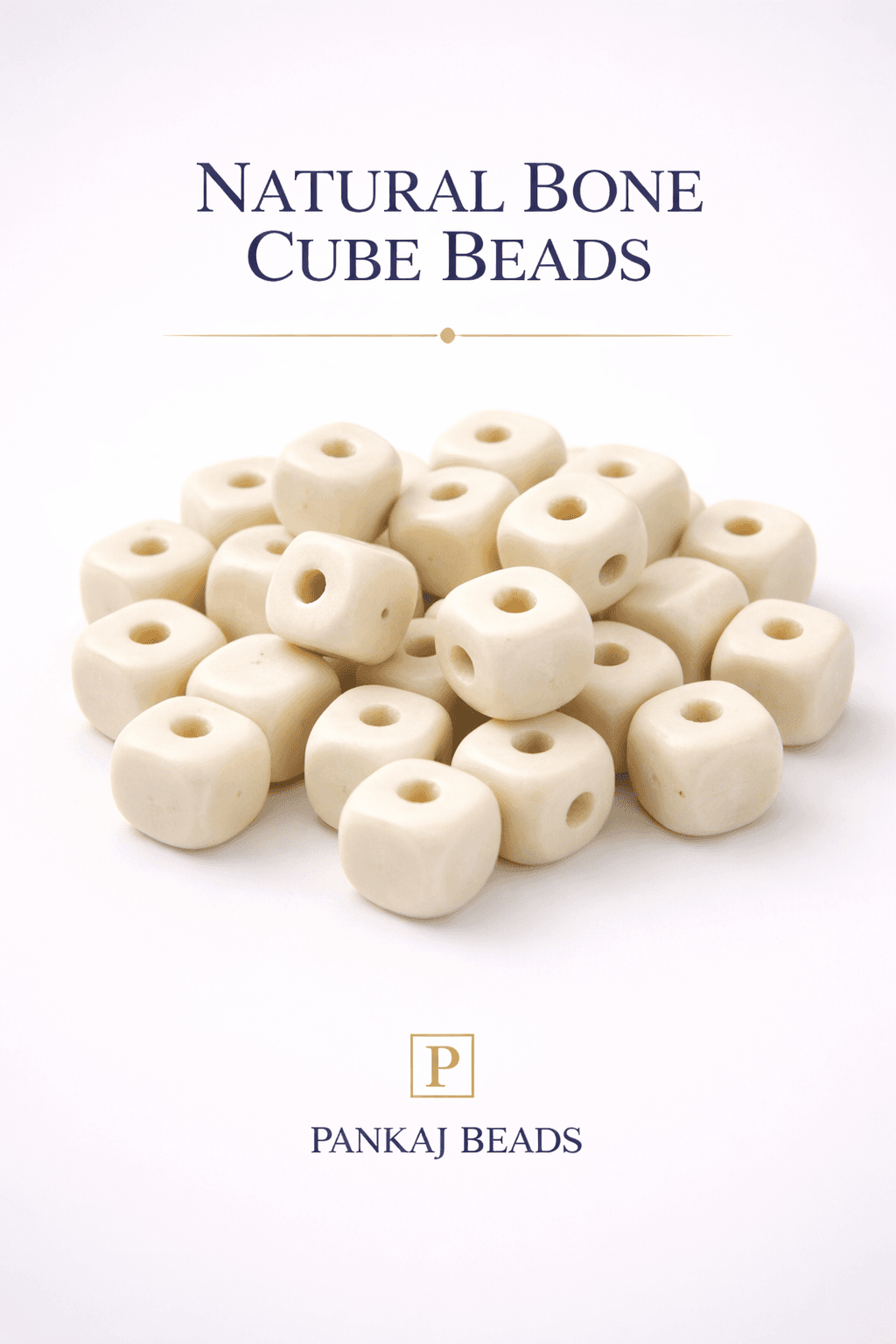8mm Square Wooden Beads