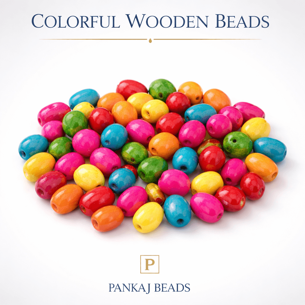 8mm Round Wooden Beads