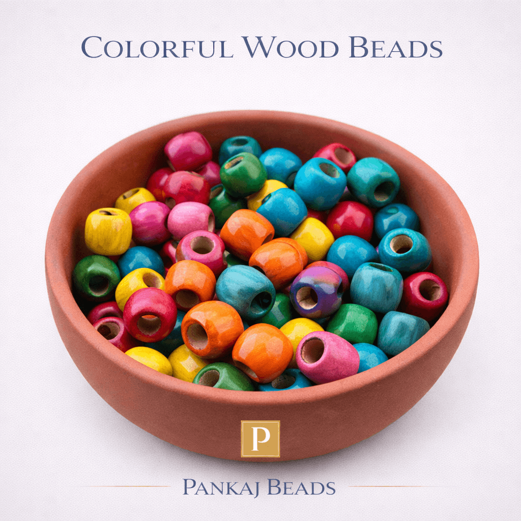 11x12mm Round Wooden Beads