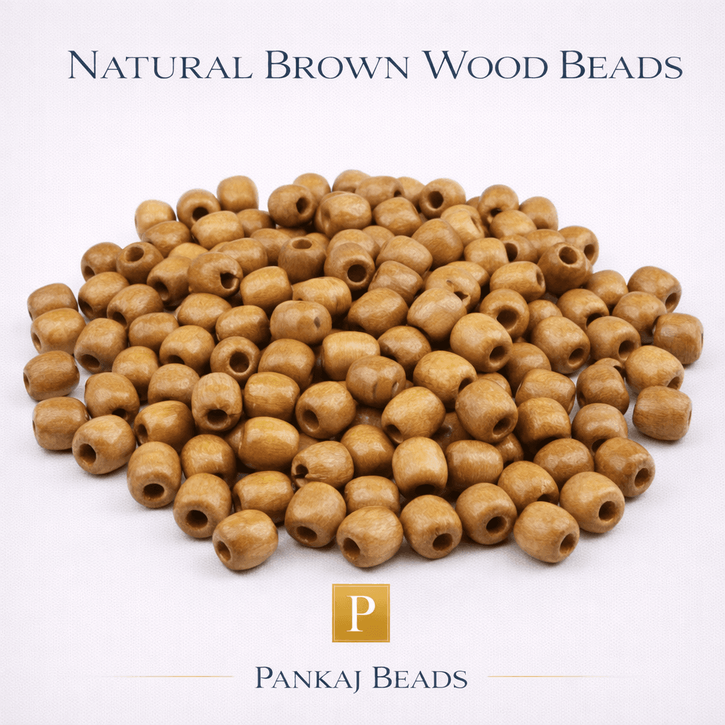 11x12mm Round Wooden Beads