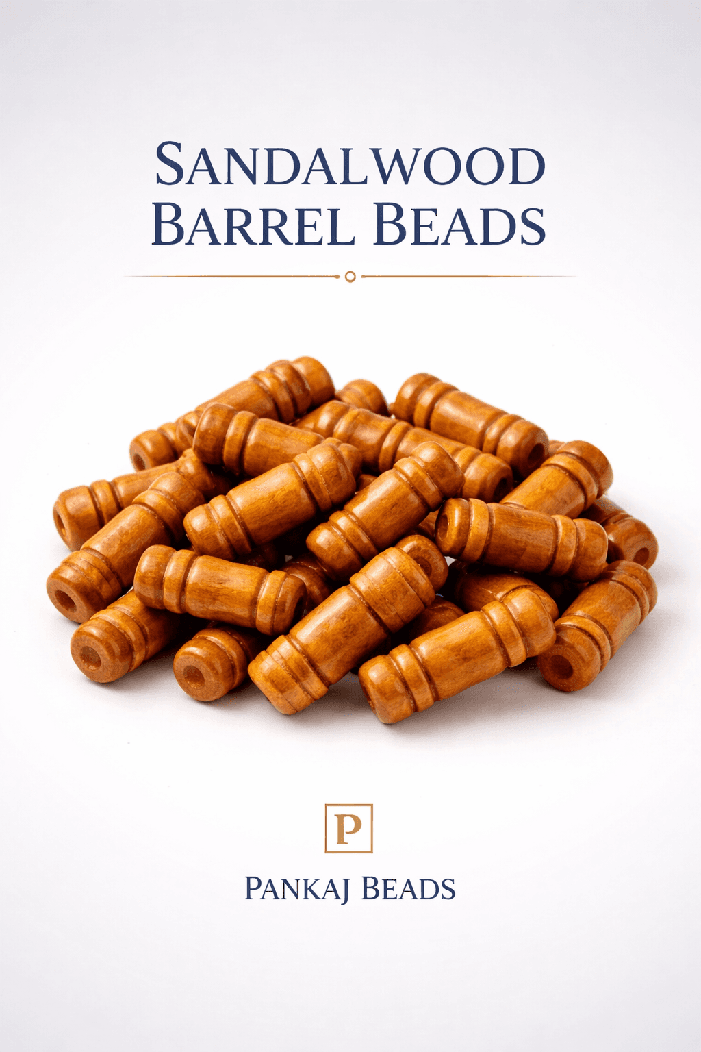 Capsule Wooden Beads